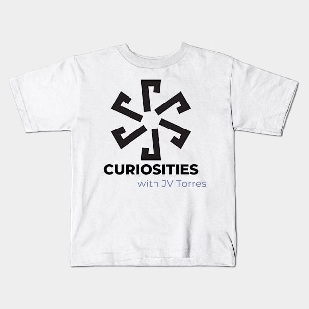 Curiosities with JV Torres Kids T-Shirt by kingasilas